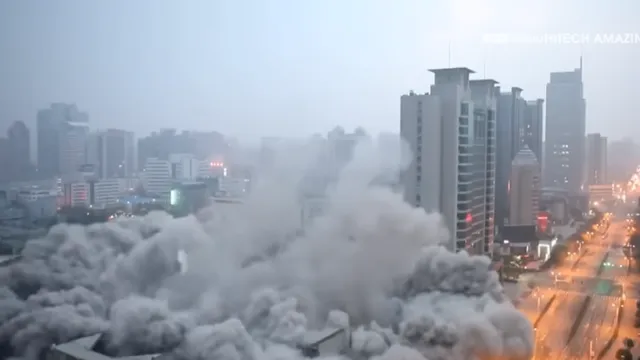 Những vụ phá vỡ nhà chọc trời bằng nổ mìn hoành tráng nhất mọi thời đại