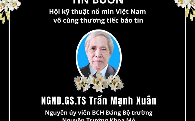 Vĩnh biệt thầy NGND. GS. TS Trần Mạnh Xuân